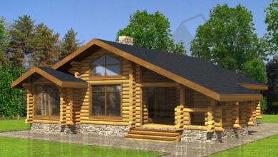 Photo of Баня из оцилиндрованного бревна: строительство