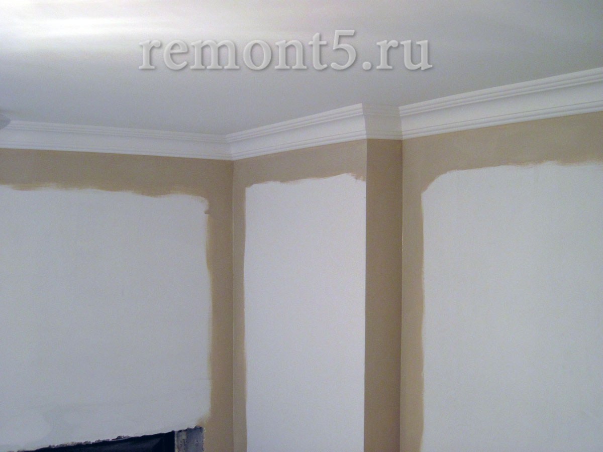 Фото 1 — Покраска стен и потолков